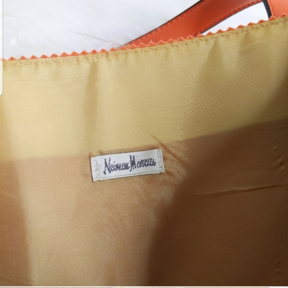 Neiman Marcus Orange Tote - Picture 4 of 4